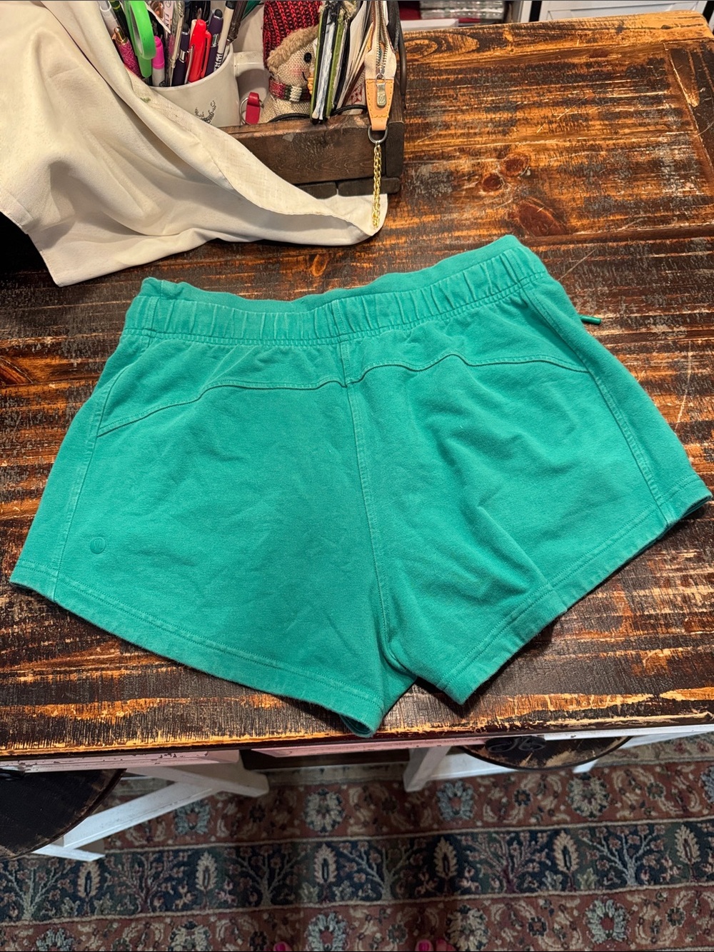 lululemon athletica Hunter Green Athletic Shorts size 8